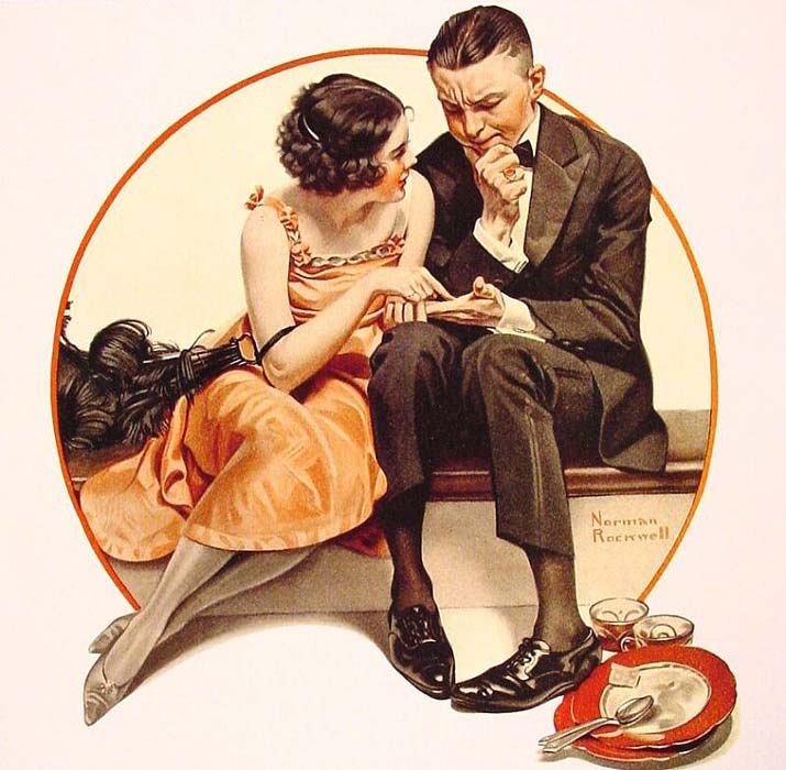 The Fortune Teller by Norman Rockwell